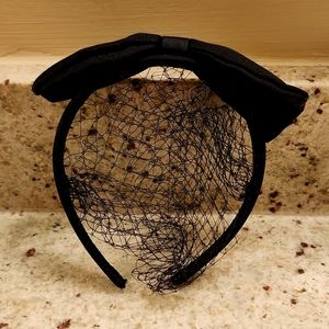 Forever21 Black Headband with veil